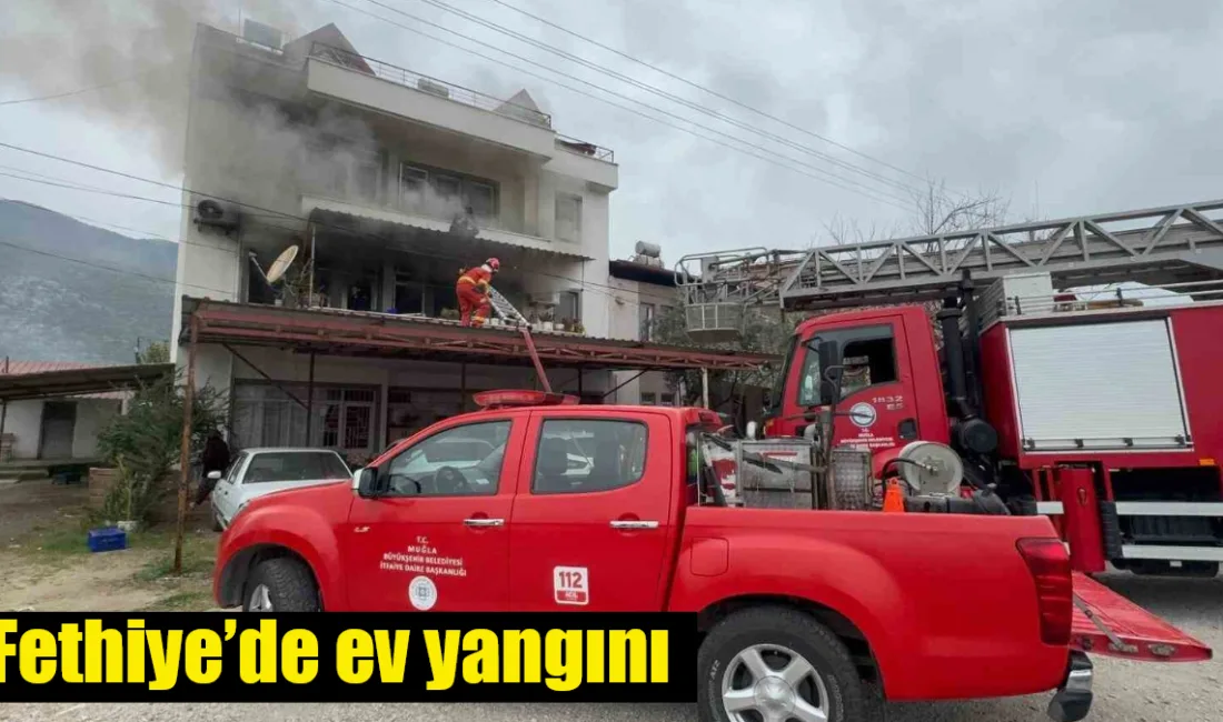 Karaçulha Esenköy yolu üzerinde bulunan iki katlı evin birinci katında