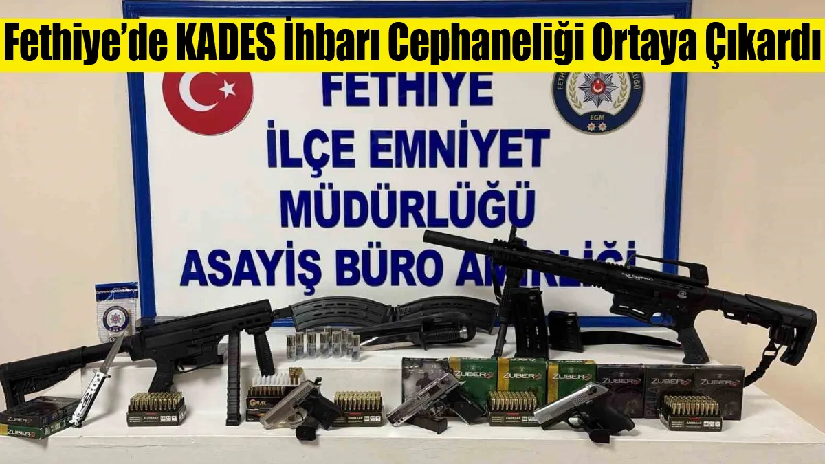 Fethiye'de KADES üzerinden gelen şiddet ihbarını değerlendiren polis, Alman uyruklu