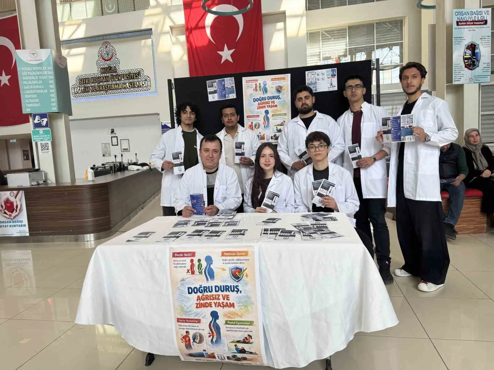 MSKÜ Tıp Fakültesi öğrencileri, Dr. Öğr. Üyesi Hüseyin Aydoğmuş öncülüğünde