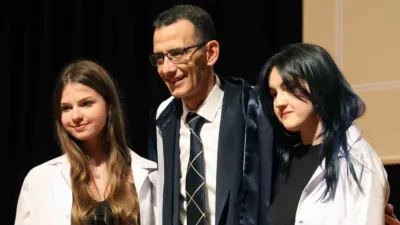 Muğla Sıtkı Koçman Üniversitesi Tıp Fakültesi’nde düzenlenen görkemli törenle, 1.