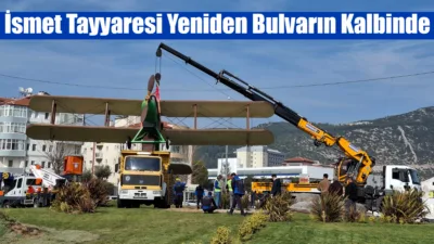 Muğla’nın simgelerinden biri olan İsmet Tayyare­si, yeniden kentin en görünür