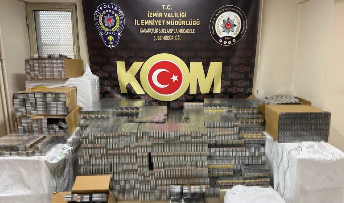 Bayraklı ve Karabağlar ilçelerinde durdurulan iki araçta yapılan aramalarda on