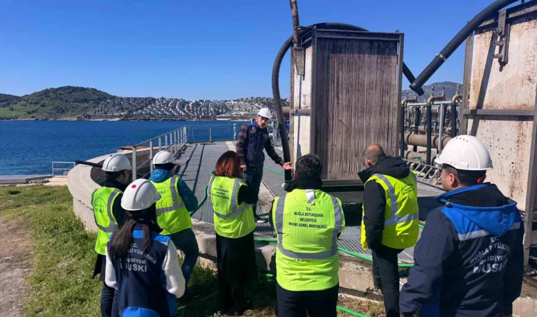 İzmir İZSU heyeti, Muğla MUSKİ’nin Bodrum’da uyguladığı MBR teknolojili ileri