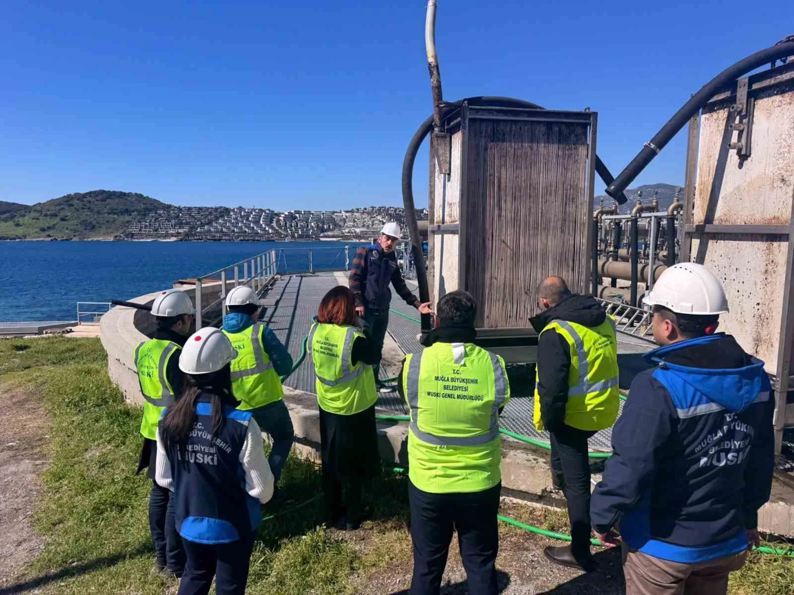 İzmir İZSU heyeti, Muğla MUSKİ’nin Bodrum’da uyguladığı MBR teknolojili ileri