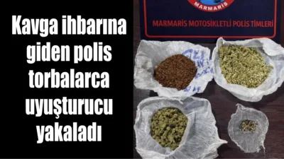 Marmaris'te kavga ihbarı üzerine bölgeye giden yunus timleri, şüpheli bir