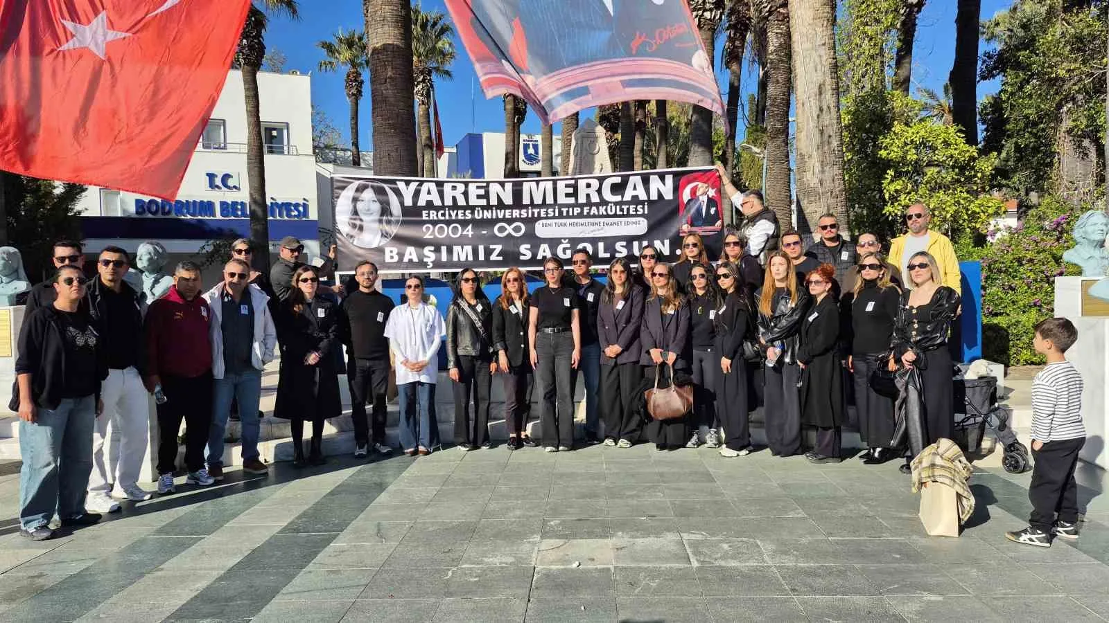 Kazada hayatını kaybeden Yaren, Bodrum’da anıldı