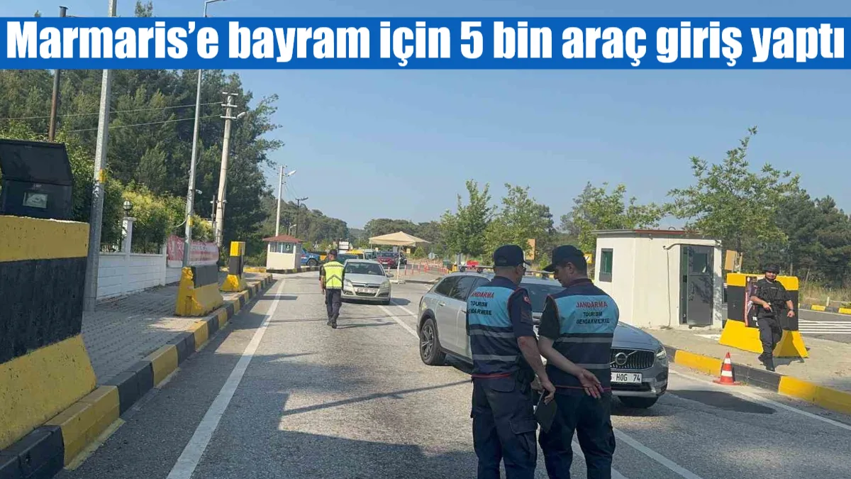 Ramazan Bayramı tatili için Marmaris ve Datça'yı tercih eden vatandaşlar,