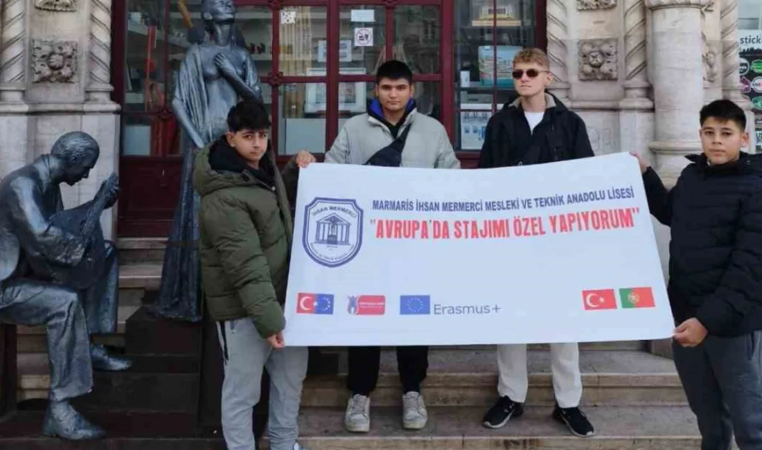 Marmaris İhsan Mermerci MTAL öğrencileri, Erasmus+ projesiyle Portekiz’in Braga kentinde