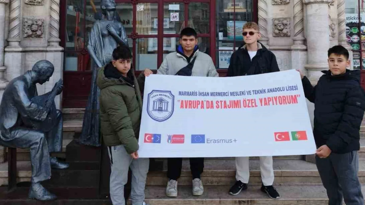 Marmaris İhsan Mermerci MTAL öğrencileri, Erasmus+ projesiyle Portekiz’in Braga kentinde