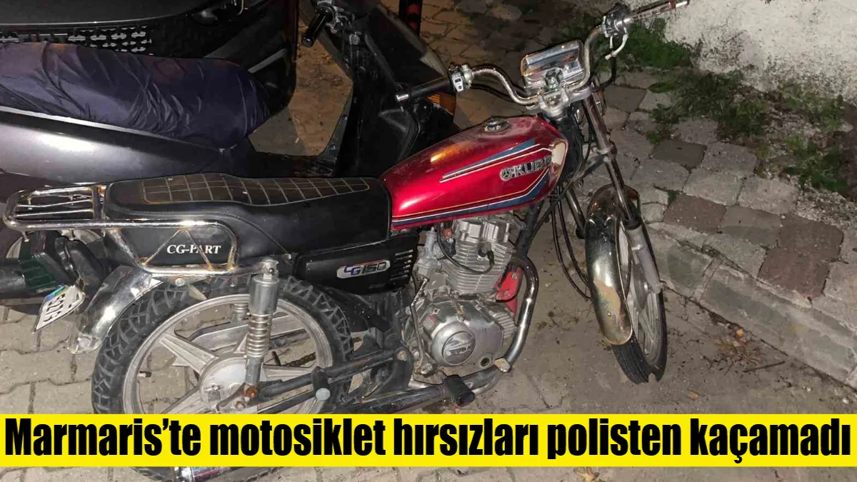 Marmaris'te Şubat ayında gerçekleşen 5 ayrı motosiklet hırsızlığı, Asayiş Büro
