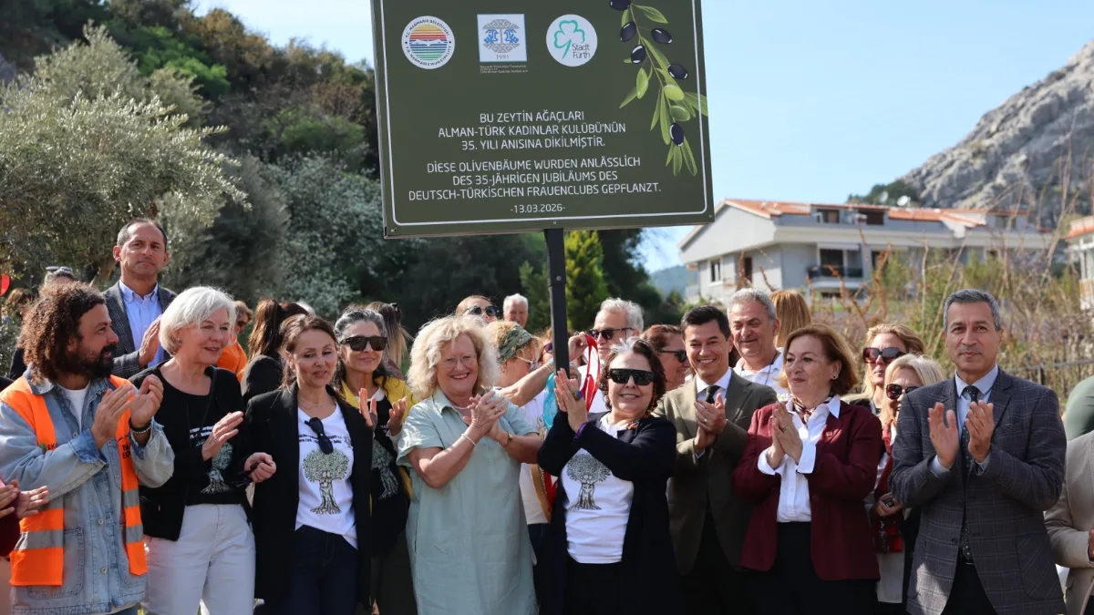 Marmaris’in kardeş şehri Fürth’ten gelen misafirlerle barışın, dostluğun ve sonsuzluğun