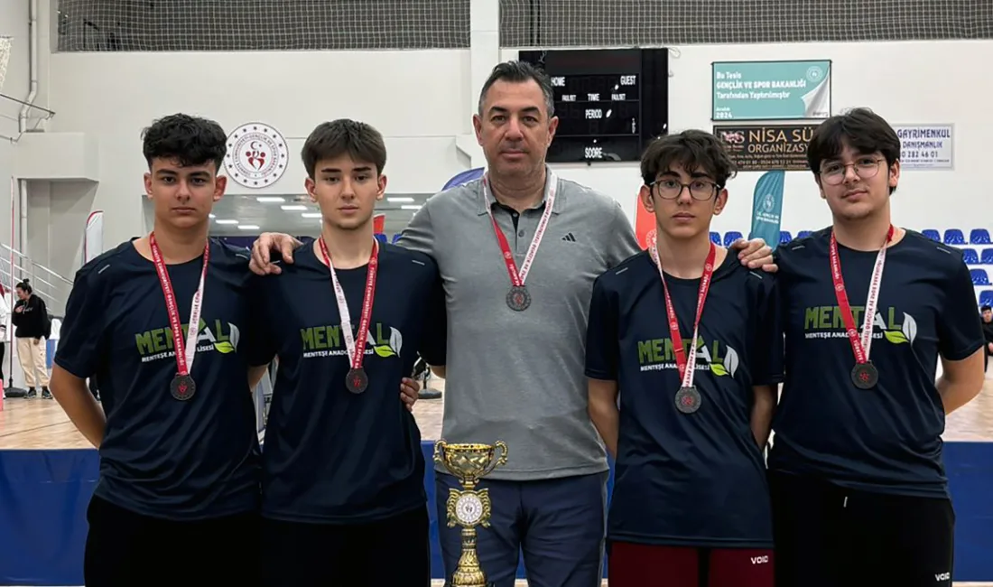 Menteşe Anadolu Lisesi Masa Tenisi Takımı, Zonguldak'ta düzenlenen Türkiye Şampiyonası'nda