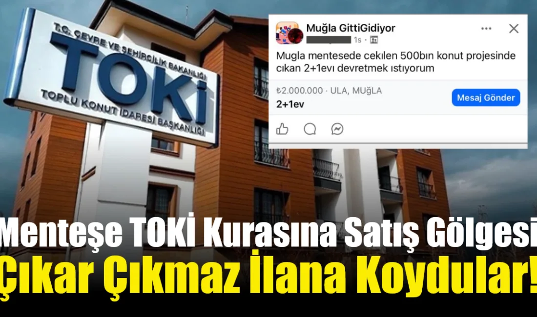 Muğla’da bugün çekilen TOKİ kurasında hak sahipleri belirlenirken, bazı konutların