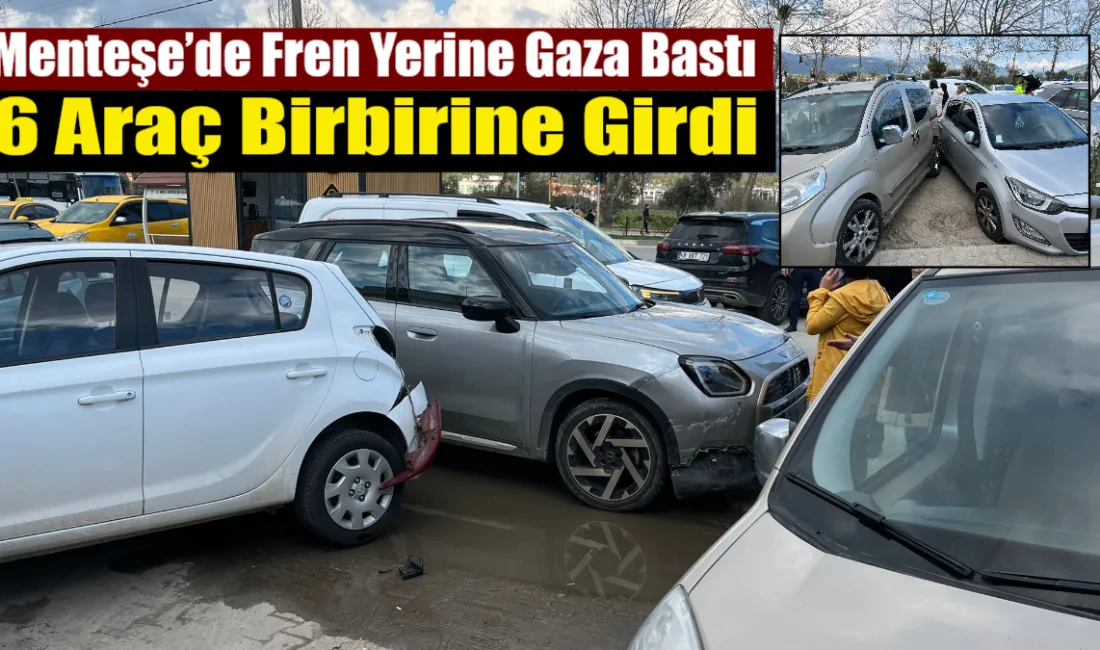 Muğla’nın Menteşe ilçesinde AVM otoparkında meydana gelen kazada, 48 YA