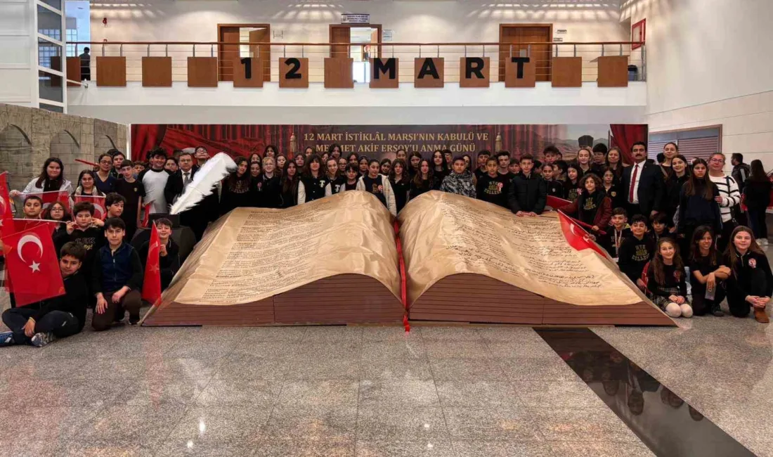 Muğla'da düzenlenen 12 Mart resmi törenlerinde, MTK Koleji'nin "Taceddin Dergahı"