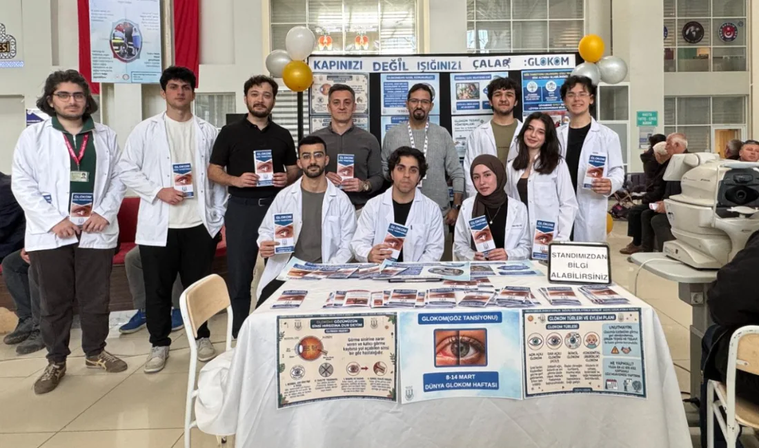 Glokom Haftası kapsamında Muğla Eğitim ve Araştırma Hastanesi’nde farkındalık standı