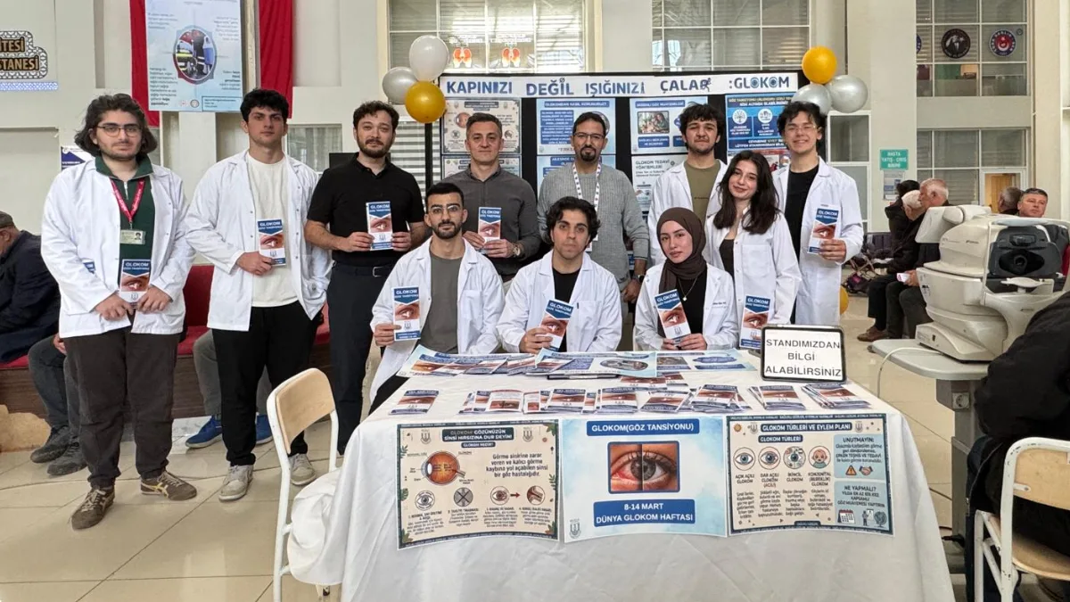 Glokom Haftası kapsamında Muğla Eğitim ve Araştırma Hastanesi’nde farkındalık standı