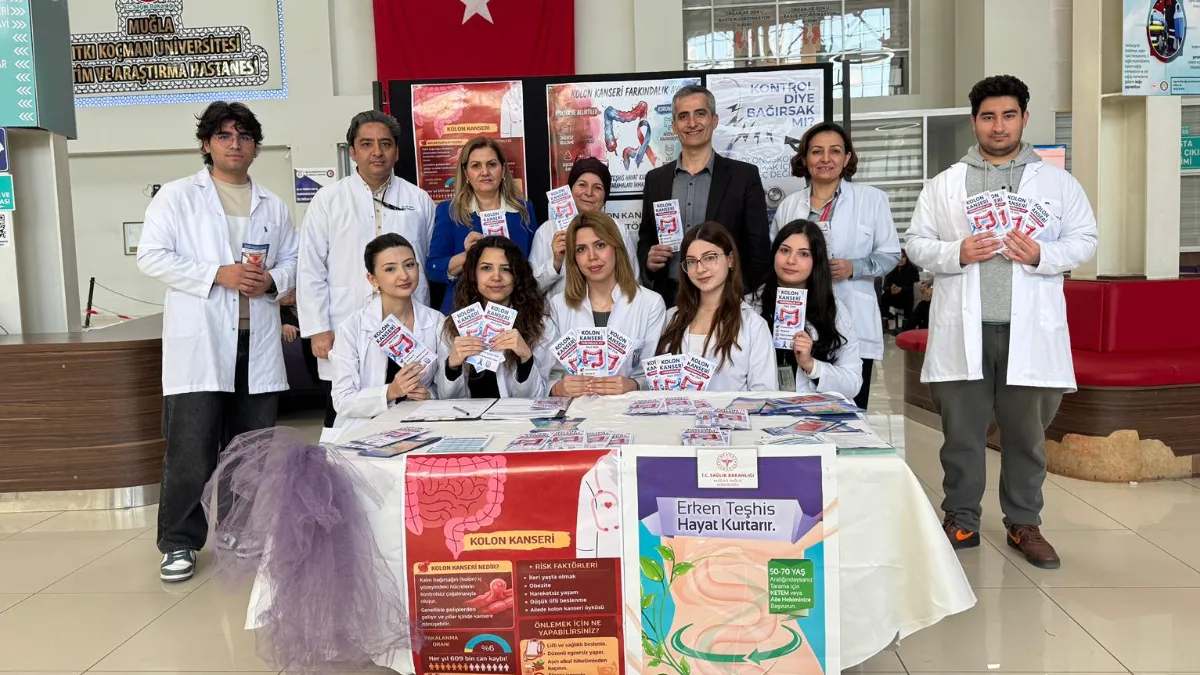 1–31 Mart Kolon Kanseri Farkındalık Ayı kapsamında Muğla Eğitim ve