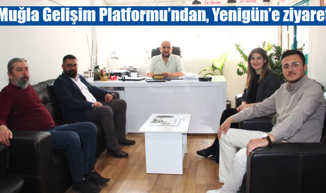 Muğla Gelişim Platformu Başkanı Burak Nizamoğlu ve yönetim kurulu üyeleri