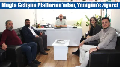 Muğla Gelişim Platformu Başkanı Burak Nizamoğlu ve yönetim kurulu üyeleri