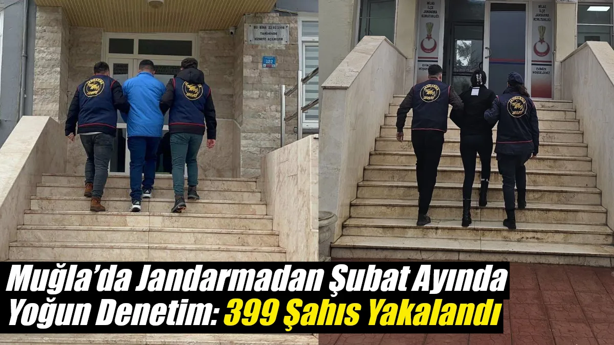 Muğla İl Jandarma Komutanlığı’nın Şubat ayı boyunca yürüttüğü denetim ve