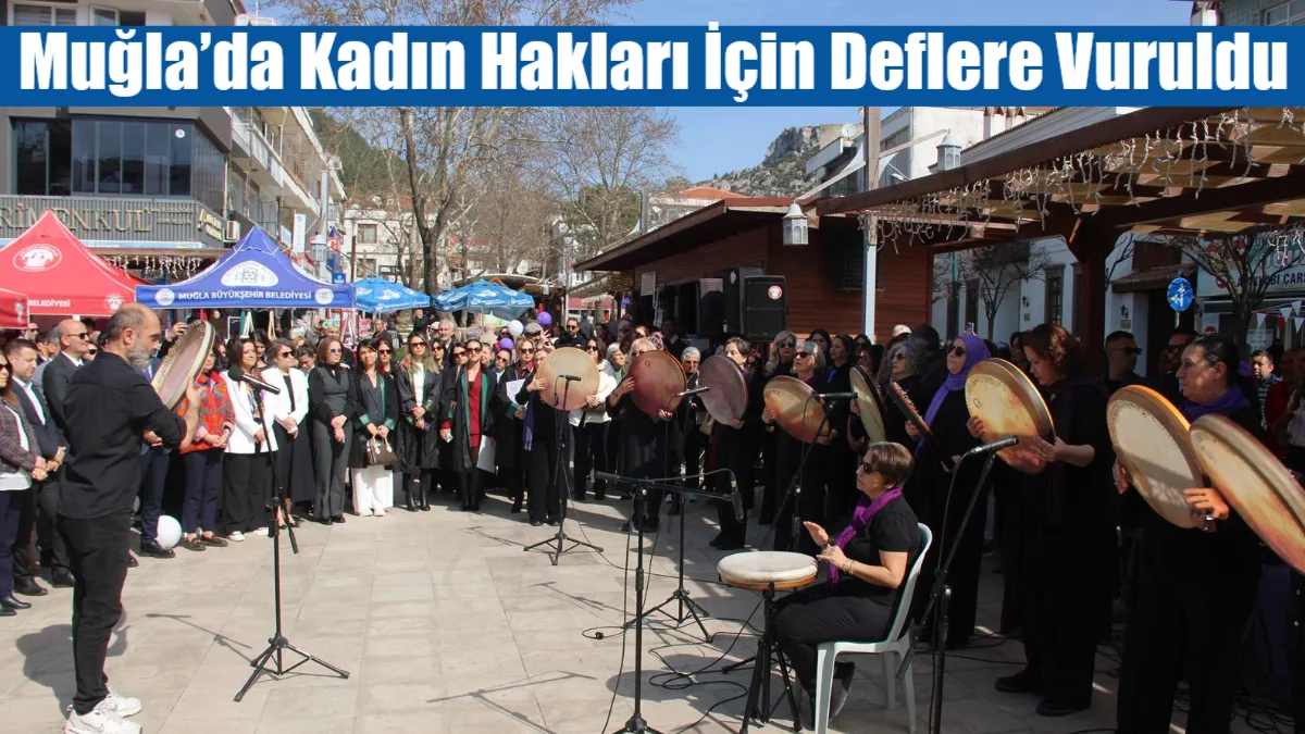 8 Mart Dünya Kadınlar Günü kapsamında Muğla’da düzenlenen “Sessiz Yürüyüş”