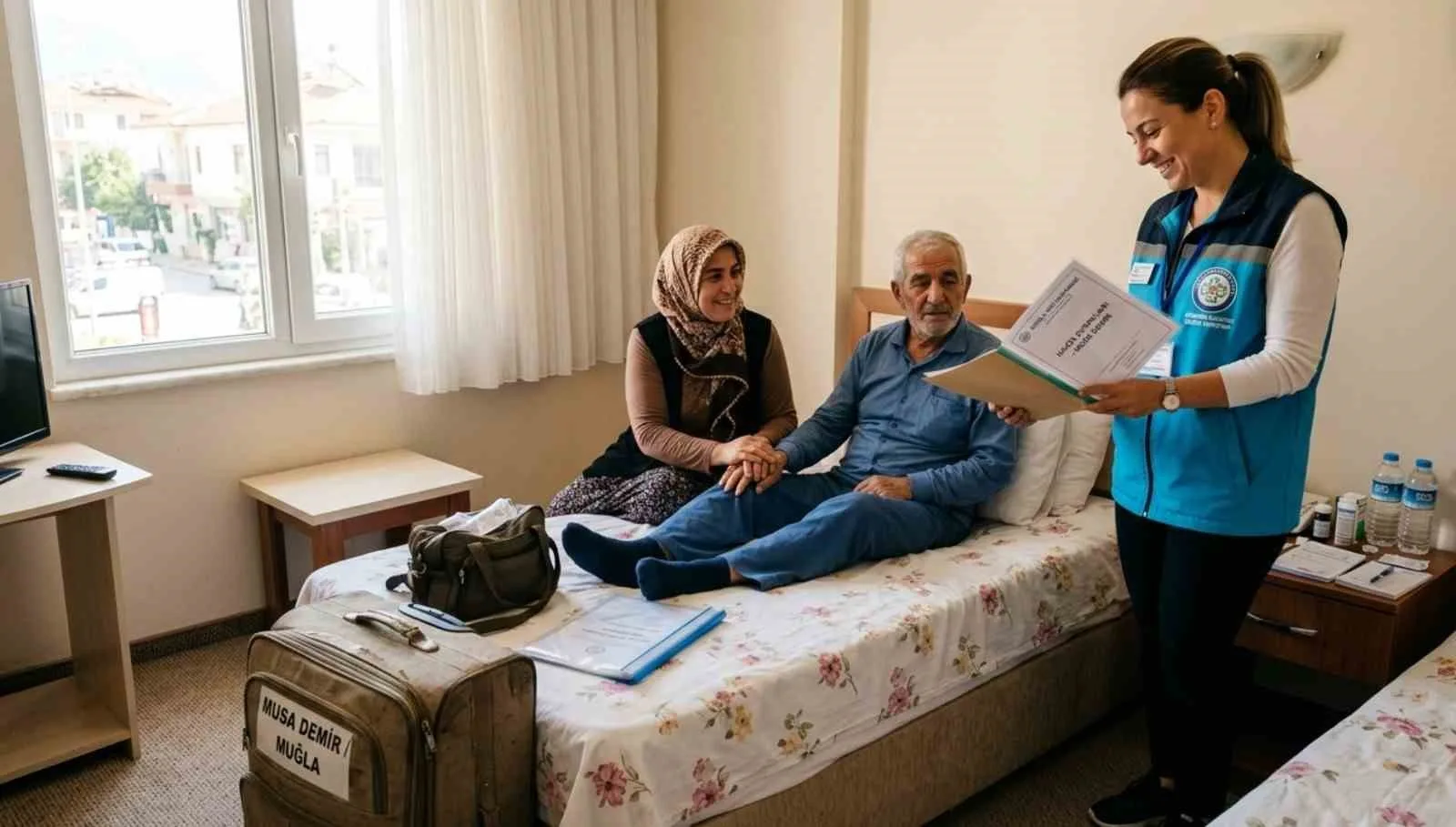 Muğla Büyükşehir Belediyesi, Menteşe'ye tedaviye gelen ihtiyaç sahibi hasta ve