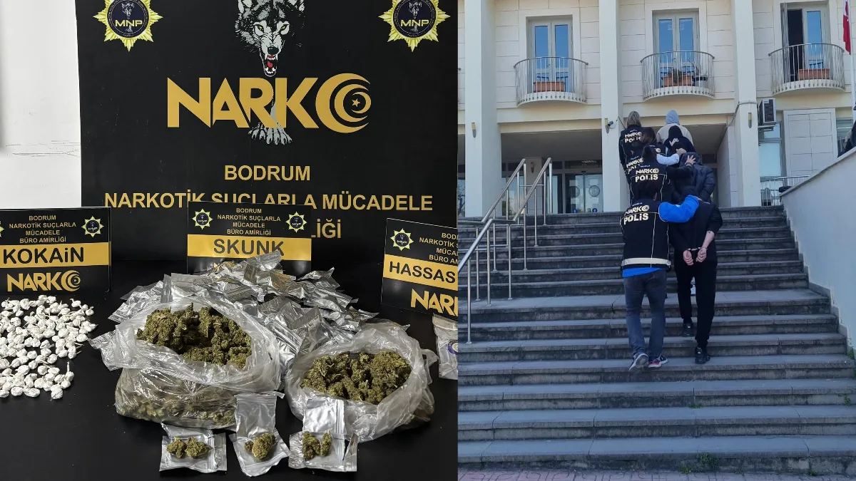 Uyuşturucu madde ticaretinin önlenmesine yönelik yürütülen çalışmalar kapsamında düzenlenen operasyonda