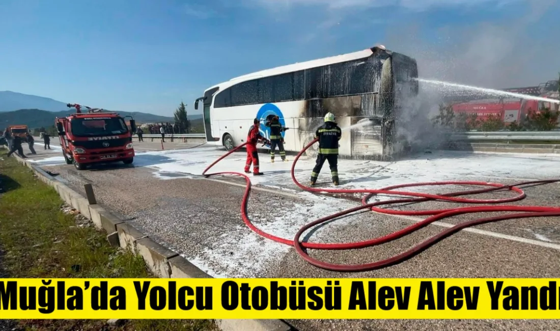 Muğla Büyükşehir Belediyesi itfaiye ekipleri, Seydikemer Gerişburnu Mahallesi’nde çıkan yolcu