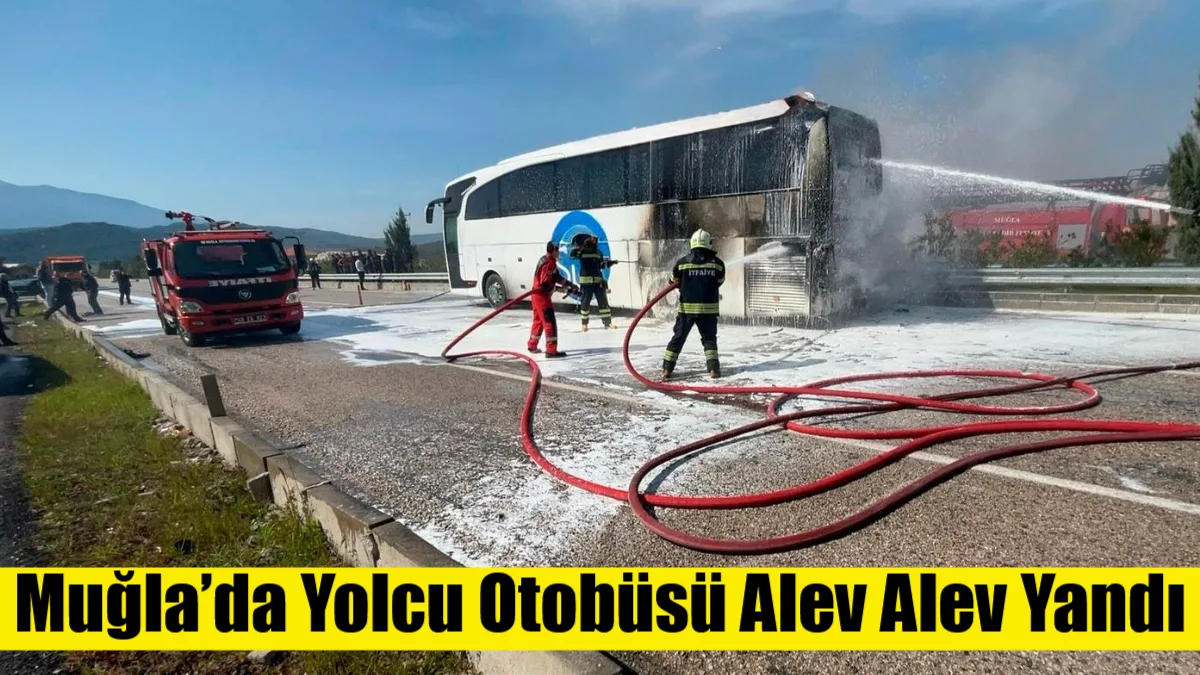 Muğla Büyükşehir Belediyesi itfaiye ekipleri, Seydikemer Gerişburnu Mahallesi’nde çıkan yolcu