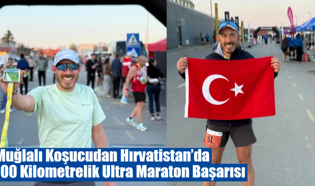 Datça’da yaşayan koşu antrenörü ve ultra maratoncu Ayhan Esen, Hırvatistan’da