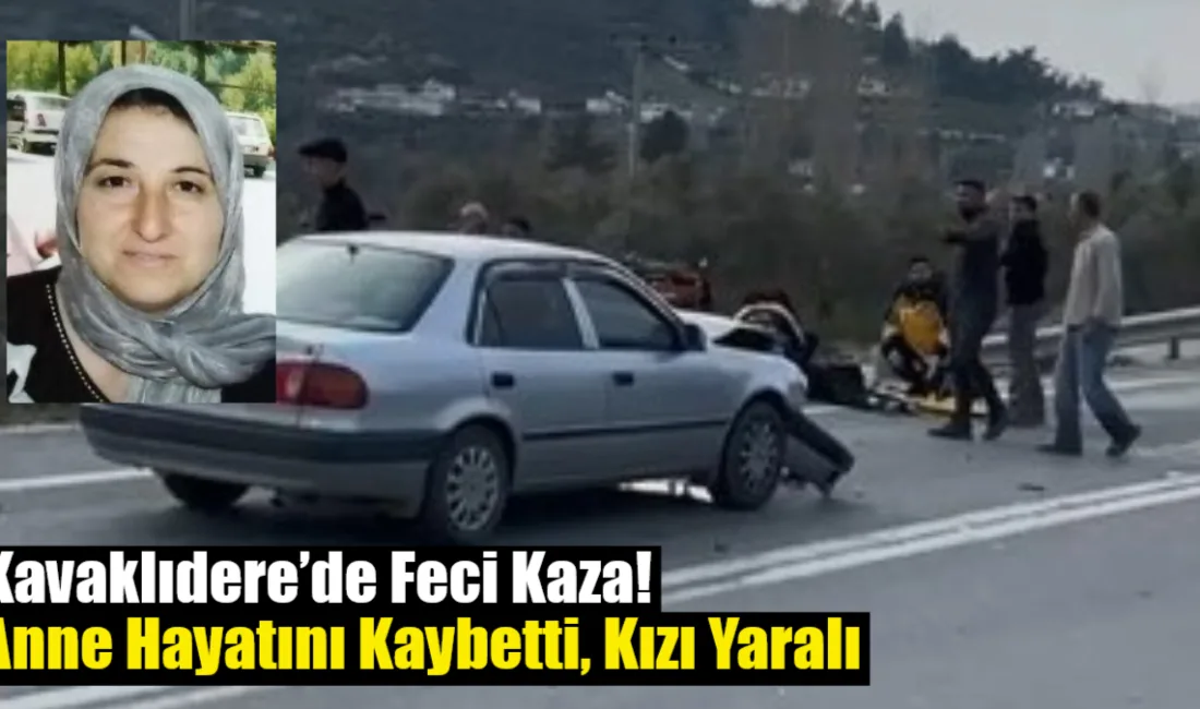Kavaklıdere Çayboyu Mahallesi'nde otomobilin çarptığı elektrikli motosikletteki 53 yaşındaki Fatma