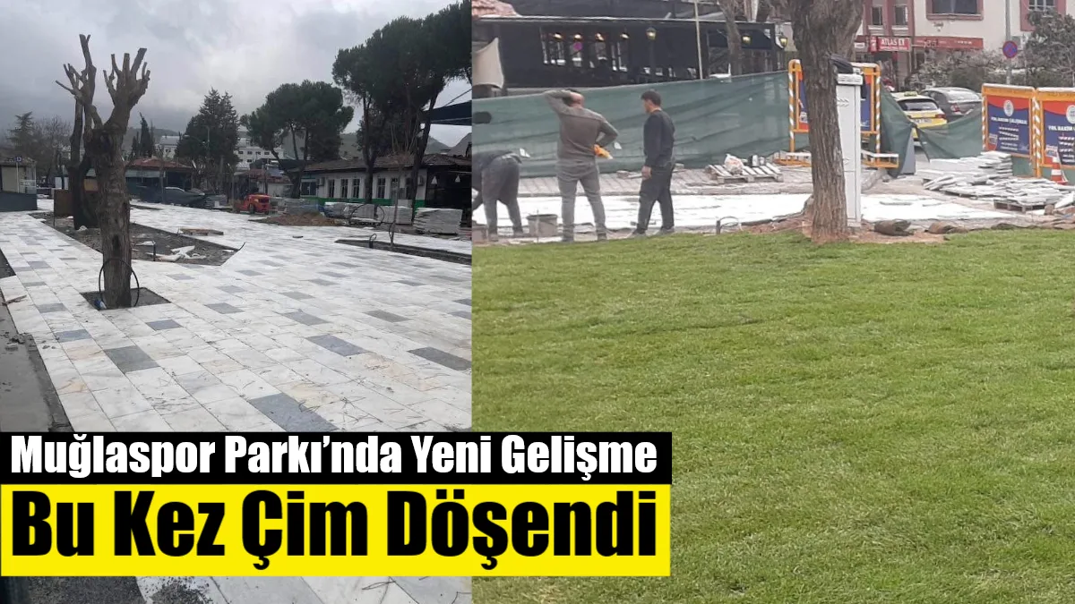Muğla Büyükşehir Belediyesi tarafından yenileme çalışmaları sürdürülen Muğlaspor Parkı’nda tartışmaların