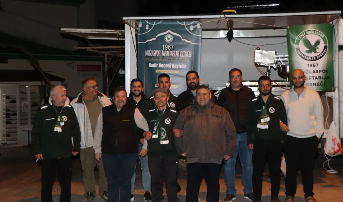 1967 Muğlaspor Taraftarlar Derneği, Kadir Gecesi dolayısıyla Akyol Camii’nde lokma