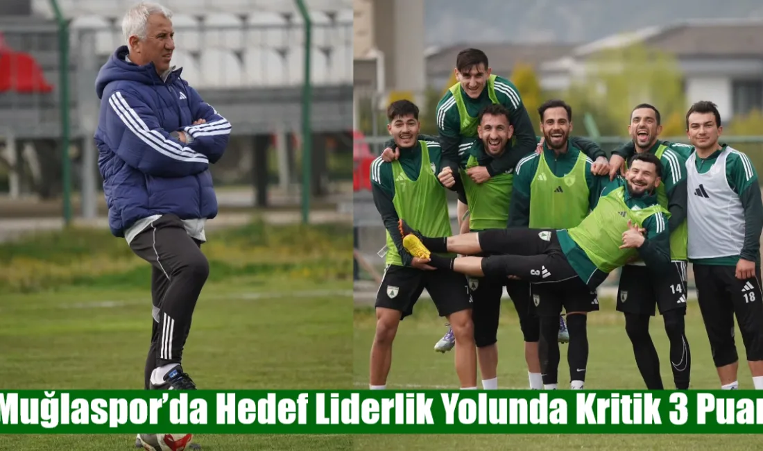 Nesine 2. Lig Beyaz Grup’ta liderlik yarışını sürdüren Muğlaspor, sahasında