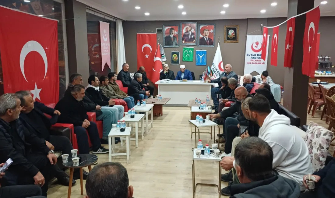 BBP Muğla İl Başkanı Özkan Bozkurt, Muhsin Yazıcıoğlu’nun şehadet yıl
