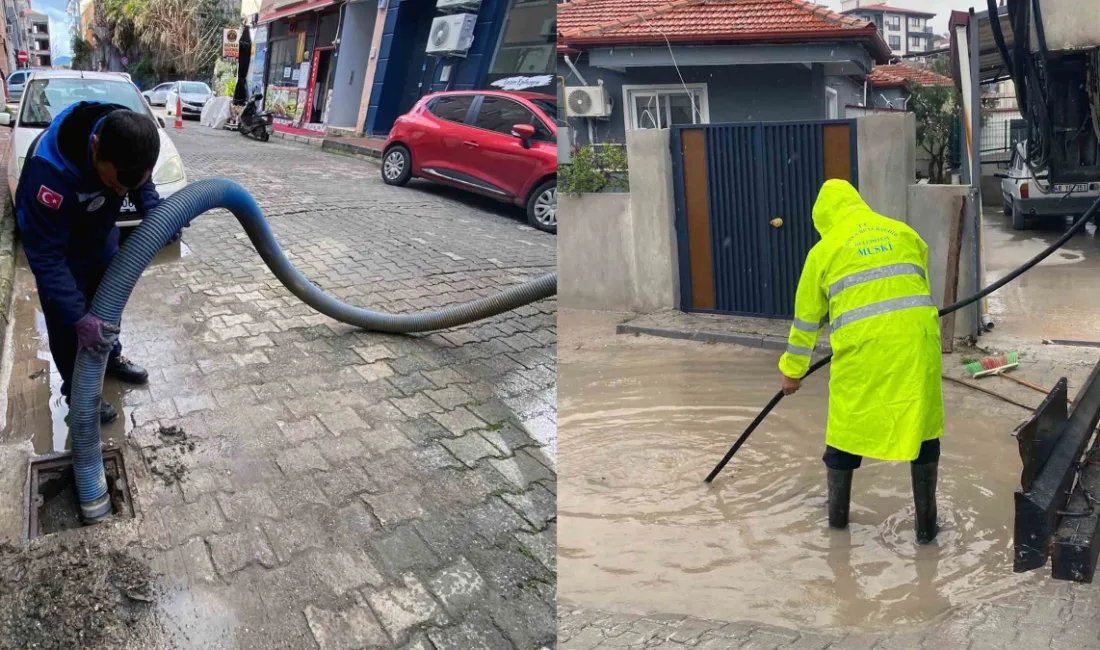 Muğla Büyükşehir Belediyesi MUSKİ ekipleri, Meteoroloji’nin uyarıları sonrası il genelindeki