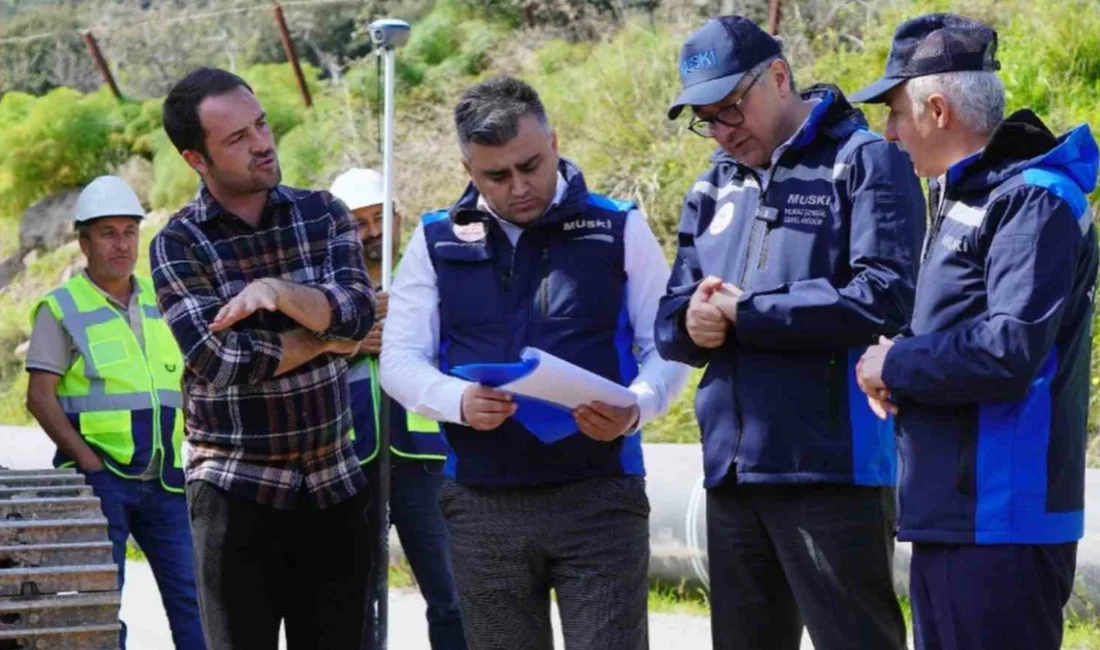 Muğla Büyükşehir Belediyesi MUSKİ ekipleri, Bodrum genelinde eskiyen su isale