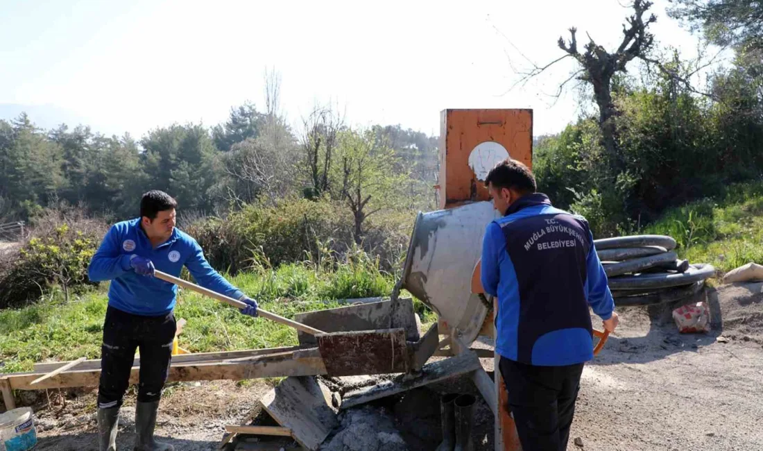 Muğla Büyükşehir Belediyesi, Milas Kultak Mahallesi’nde sulama havuzunun kapasitesini artırıp