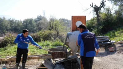 Muğla Büyükşehir Belediyesi, Milas Kultak Mahallesi’nde sulama havuzunun kapasitesini artırıp