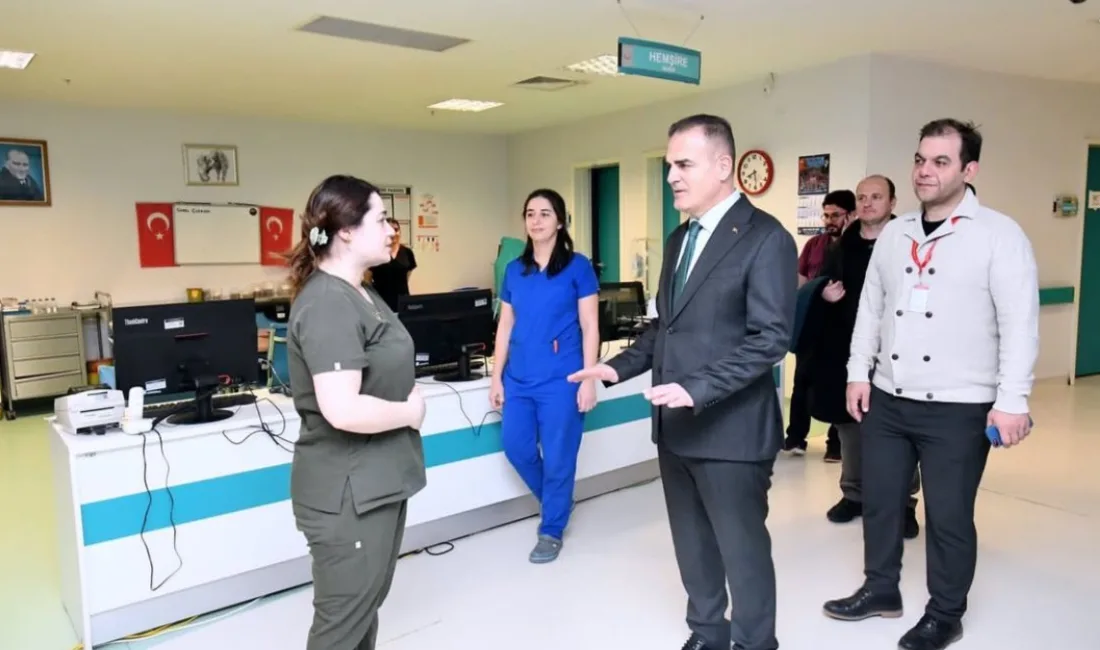 Muğla Valisi Dr. İdris Akbıyık, Muğla Eğitim ve Araştırma Hastanesi’nde