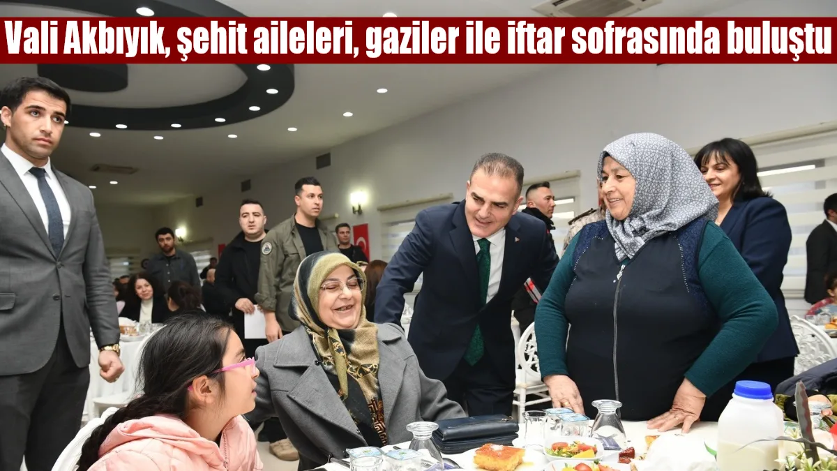 Muğla Valisi Dr. İdris Akbıyık, İl Emniyet Müdürlüğü'nün iftar programında