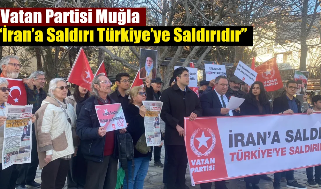 Vatan Partisi Muğla İl Başkanlığı, Menteşe Sınırsızlık Meydanı’nda basın açıklaması