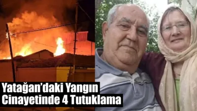 Muğla’nın Yatağan ilçesinde yaşlı çiftin hayatını kaybettiği yangınla ilgili gözaltına