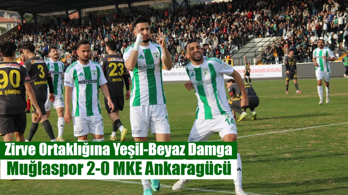 TFF 2. Lig Beyaz Grup’ta zirve mücadelesi veren Muğlaspor, sahasında