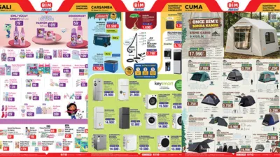 BİM aktüel kataloğunda bu hafta 21-24 Nisan tarihleri arasında şişme