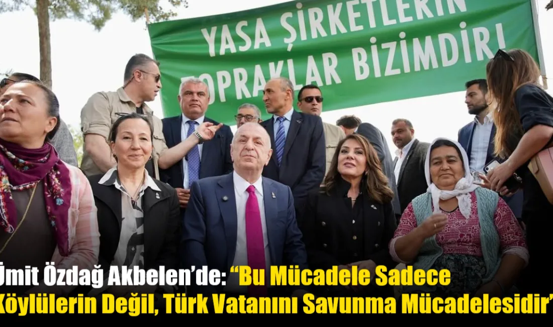  Zafer Partisi Genel Başkanı Ümit Özdağ, Muğla programının son durağında