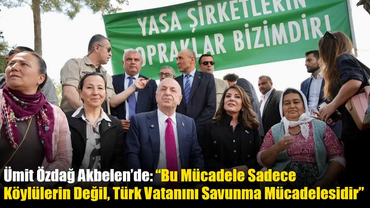  Zafer Partisi Genel Başkanı Ümit Özdağ, Muğla programının son durağında