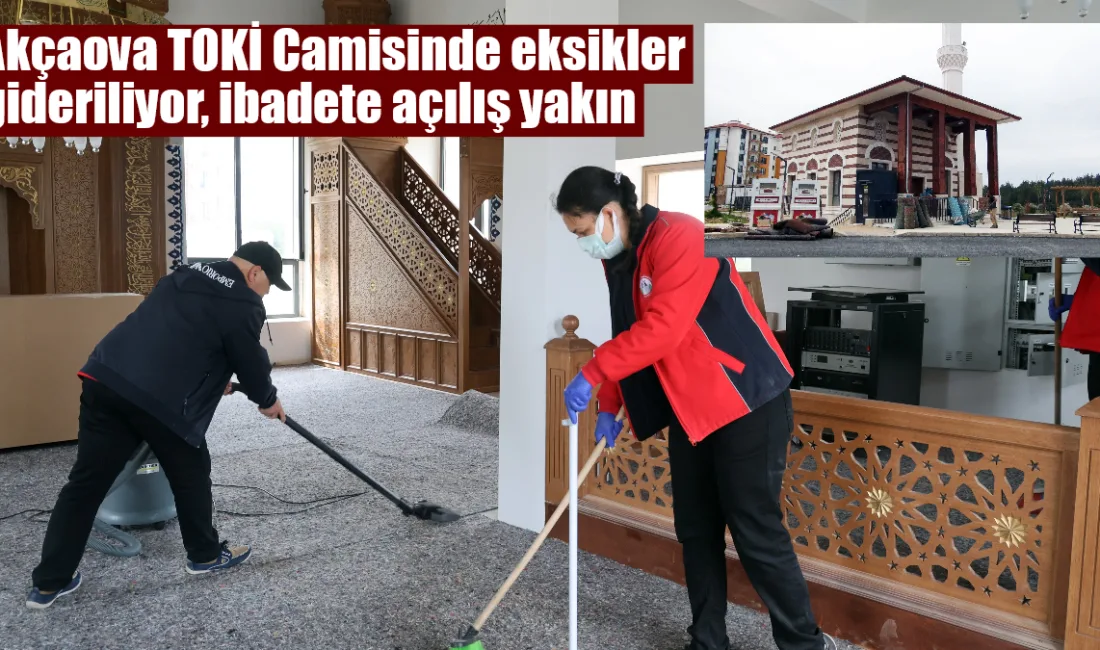 Menteşe Akçaova'da bakımsızlık nedeniyle harabeye dönen TOKİ camisi, başlatılan yoğun