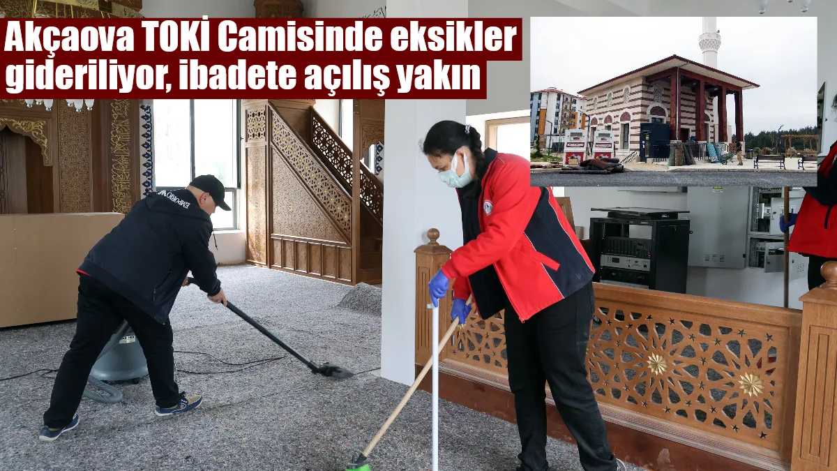 Menteşe Akçaova'da bakımsızlık nedeniyle harabeye dönen TOKİ camisi, başlatılan yoğun